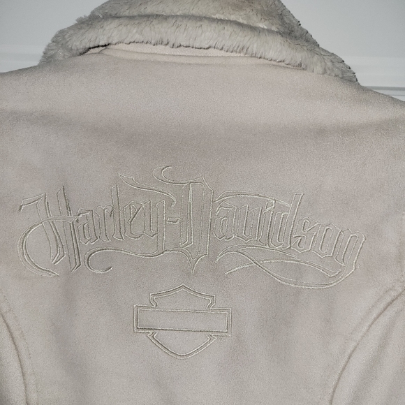 Harley Davidson Faux Fur Jacket - Picture 5 of 8